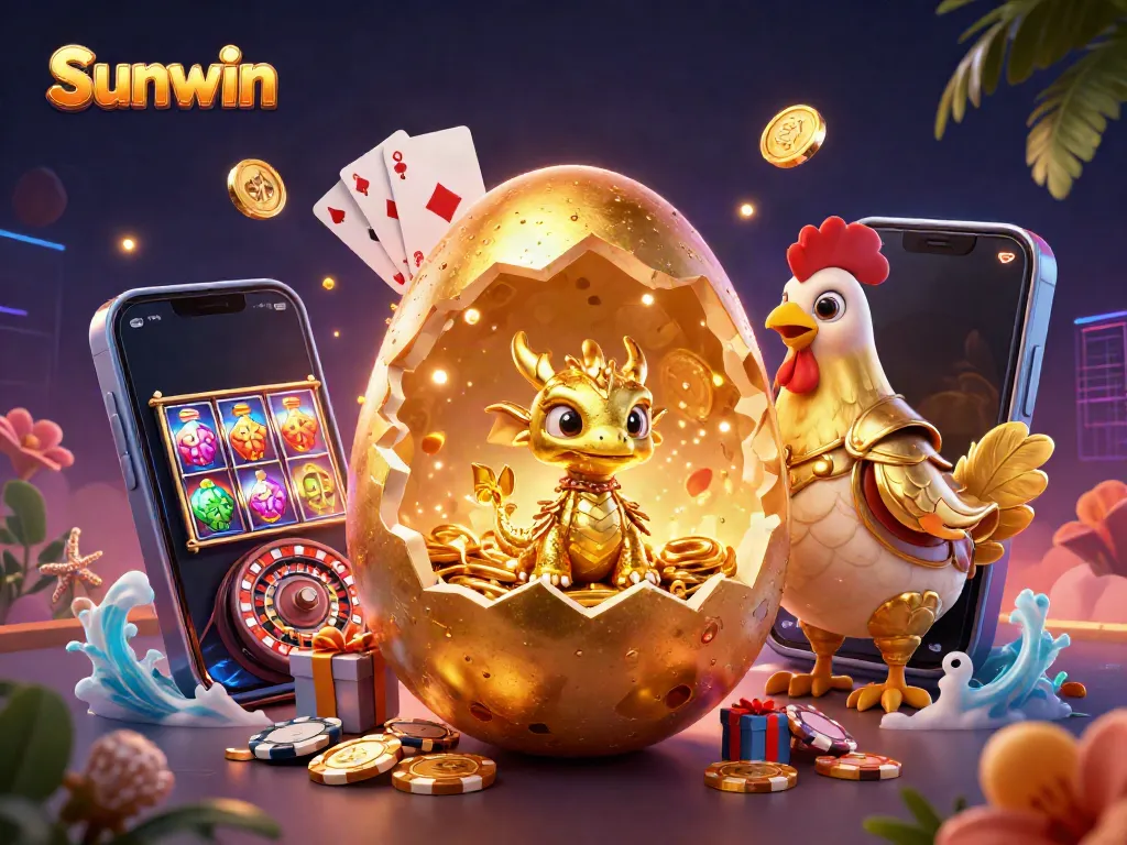 Experience thrilling gameplay with Sunwin's vibrant golden dragon nest and dynamic casino elements.