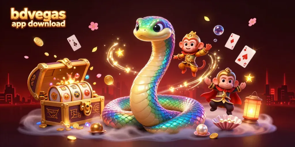 Experience seamless gaming with the bdvegas app download, featuring vibrant characters and thrilling slots.