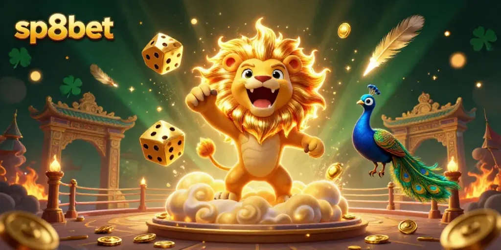 Win big with sp8bet in an enchanting casino world featuring dynamic characters and game elements.