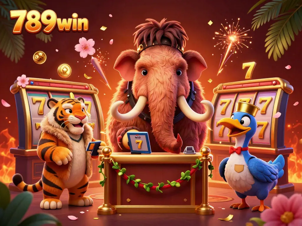 Experience gambling excitement with 789win's vibrant casino atmosphere, featuring lavish characters and engaging visuals.