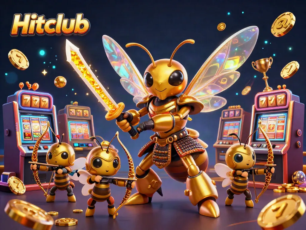 Experience the excitement of Hitclub with vibrant slots and dynamic jackpot elements in action.