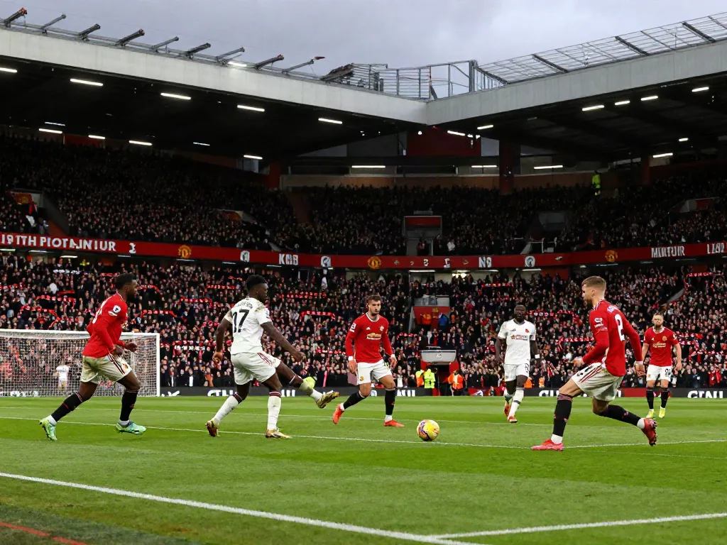 Manchester United vs Liverpool match highlights a fierce football rivalry with players in action.