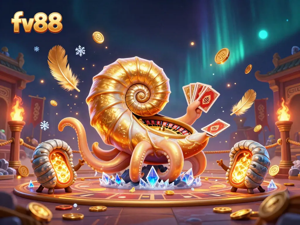 Experience thrilling action at fv88 with a dynamic 3D illustration of gaming excitement.
